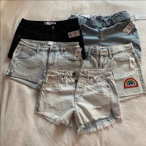 5 BRAND NEW Shorts bundle for girls or women